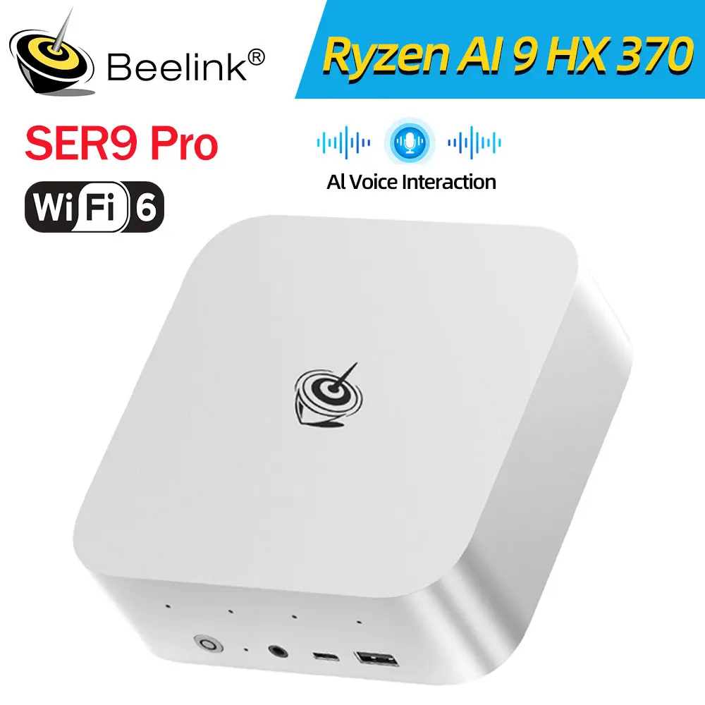 ミニPC Beelink SER9 Ryzen HX370 32G RAM 1TB SSD Amazon.co.jp: Beelink SER9 HX370 ミニ PC、12C/24T 最大5.1GHz