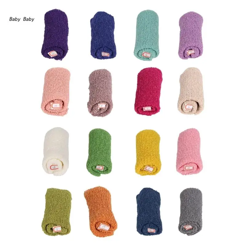 

Q81A Newborn Photography Wrap Polyester Blanket for Baby Photo Props Photo