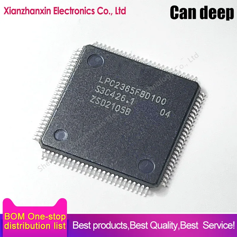 

1pcs/lot LPC2365FBD100 LPC2365 QFP100 Micro controller