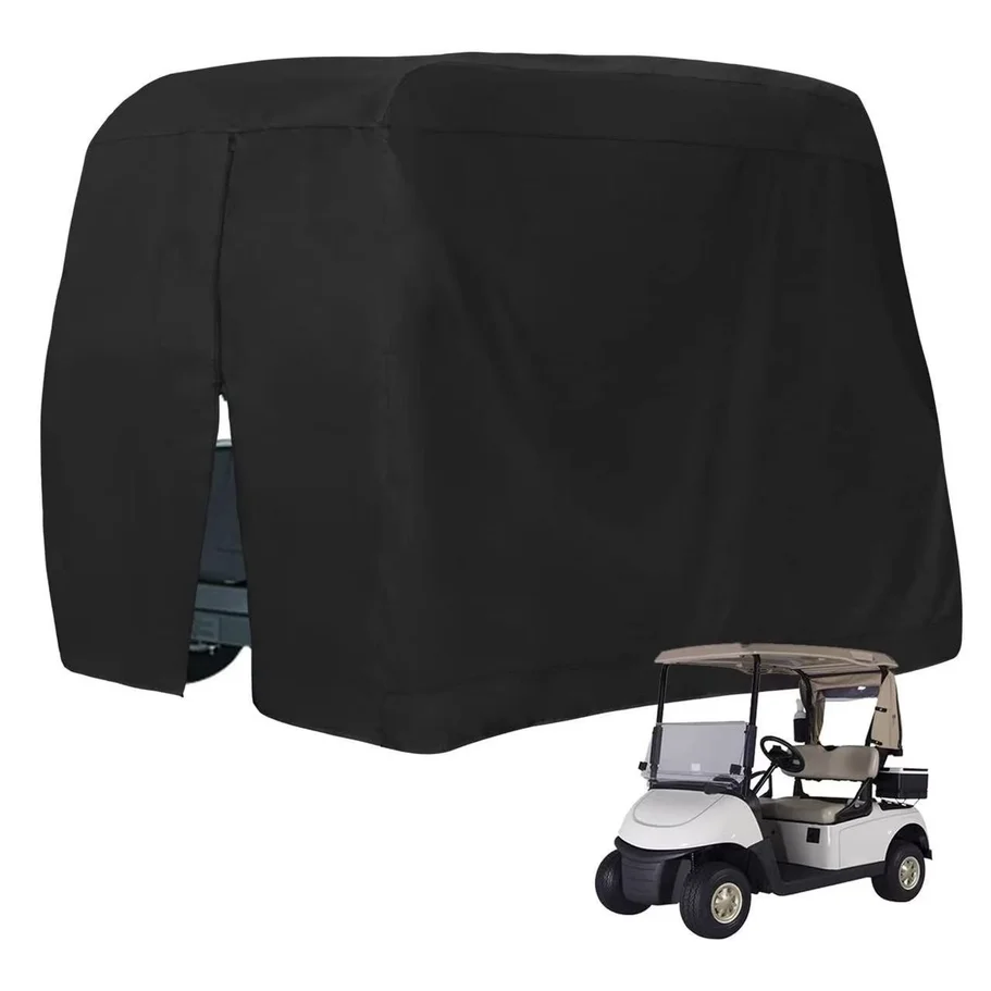 210d 옥스포드 천 골프 카트 커버, 방수, 동결 방지, 차양용 골프 카트 커버 ..