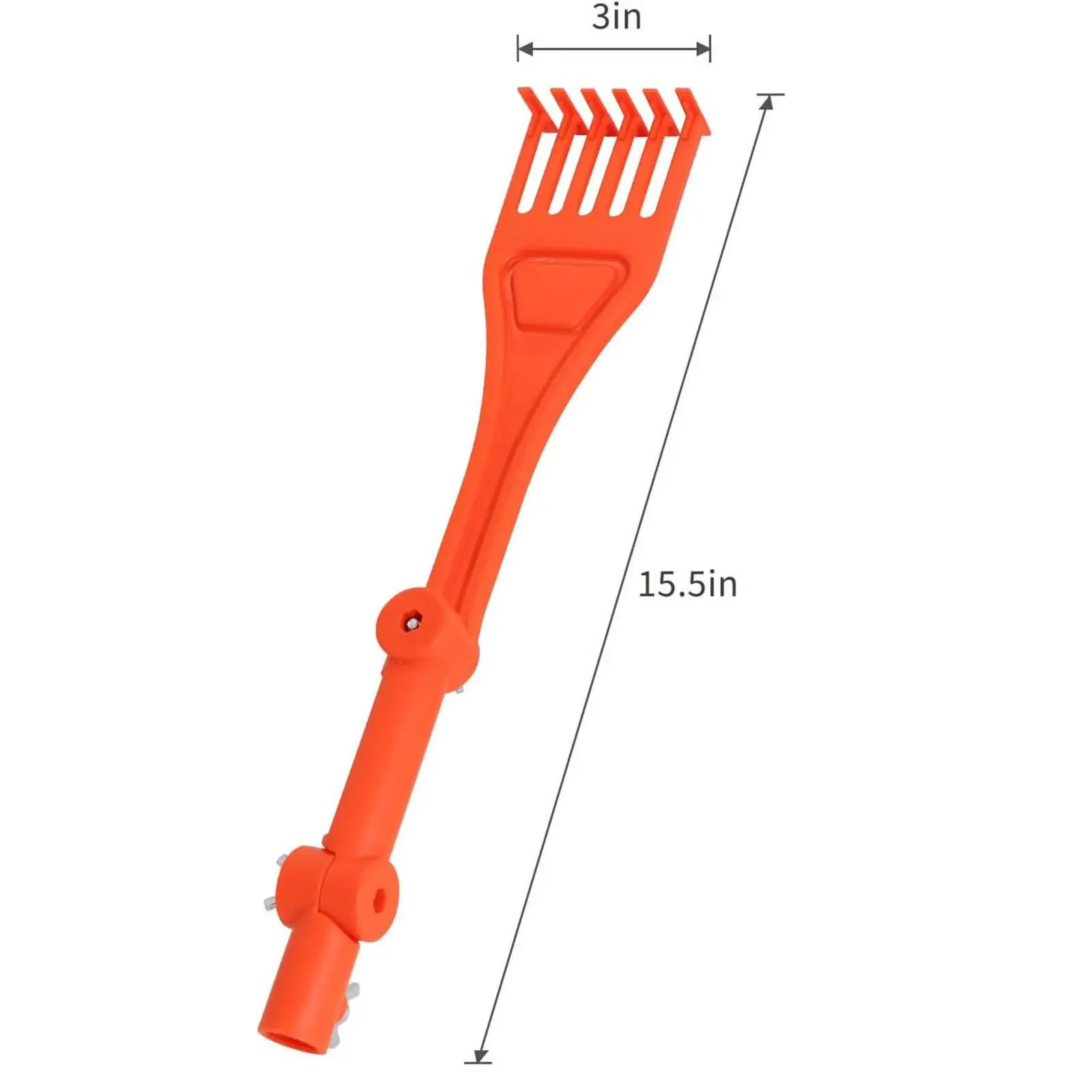 Mini Rake for Removing Leaves and Branches for Hard to Reach Place Gardening