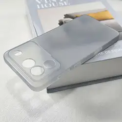Coque de téléphone en silicone translucide mat ultra fin et souple