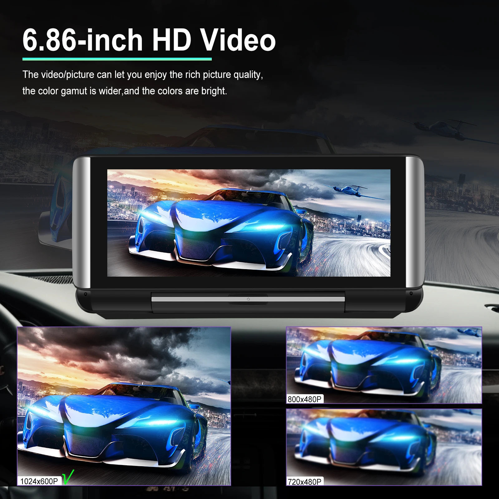 Podofo ڵ , ȵ̵ ڵ DVR Ƽ̵ ÷̾, ÷ ̷ ĳƮ, BSD  ú, 4K  ī޶ ī÷, 6.86 ġ