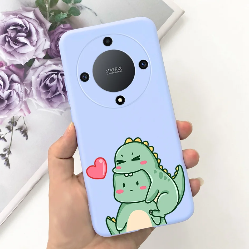 Lovely Cartoon Flower Slim Soft Silicone Phone Case Cover