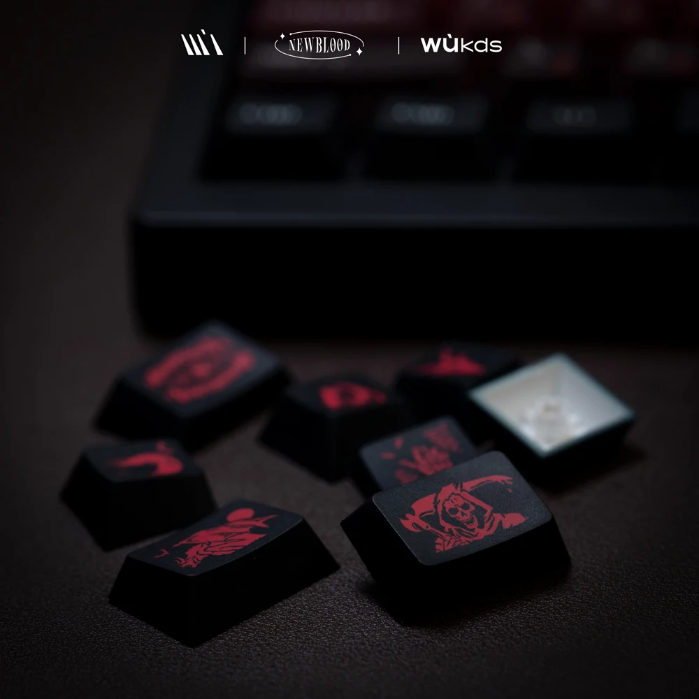 Keycap Teclado Mecânico em Branco, 152 Teclas,