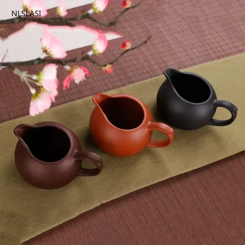 Yixing Purple Clay Fair Cup Cha Hai Master Teacup Handmade Tea set Accessories Household Drinkware Large capacity 340ml