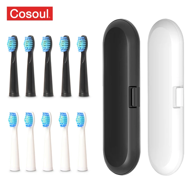 Cabezales de cepillo de dientes eléctrico, caja de viaje, soporte para  cepillo de dientes, montaje en
