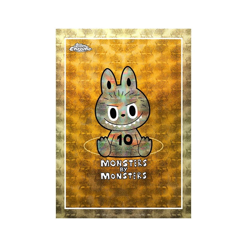 2025 Topps Labubu Chrome 10th Anniversary Hobby Box Collection