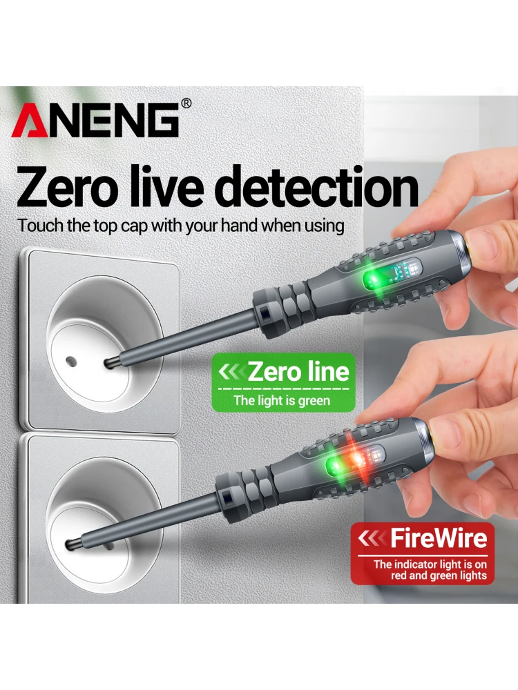 ANENG B05 2Pcs Word/Cross Screwdriver Electric Tester Pen Multi-functional House