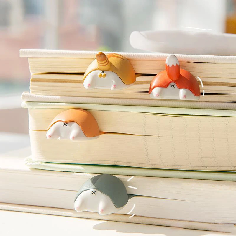 Kawaii Cartoon Bookmarks Cute Book Page Holder Page Divider Korean Stationery Teacher Gift Reading Item Office Supplies metal bookmark floral painting bookmark magnetic bookmark animal bookmark wooden bookmark bookmarks stationery supplies acrylic bookmark paper bookmark retro flower bookmark silicone bookmark