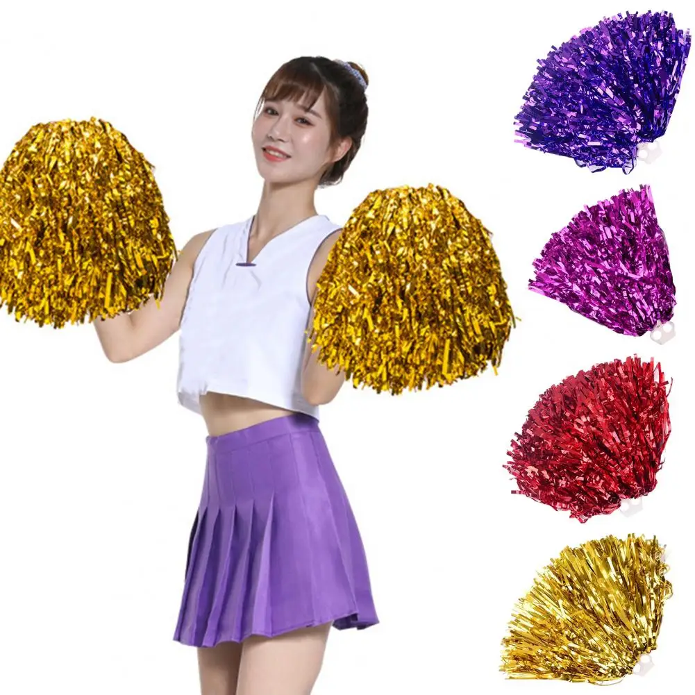 Cheerleading Pom Poms Double Hole Handle Cheerleading Ball Club Sport Supplies Cheerleader Dance Party Decorator cheerleading pom poms,cheerleading ball