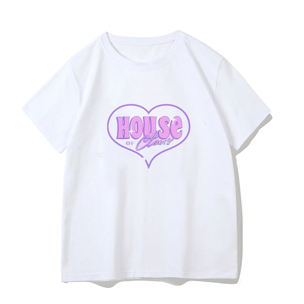 Short-sleeved T-shirt women's summer new fashion sweet spice print design sense short slim-fit top