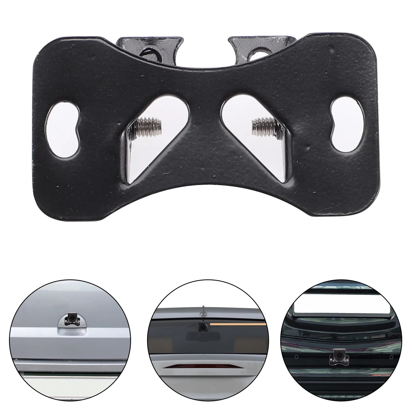 4 Pcs Car Rear View Bracket Degree Rotation Camera Rearview Mount Premium Security Products Wrought Iron Holder for Backup