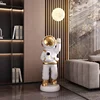 Living Room Decorations,Large Piggy Bank, Astronaut Ornaments, Moon Lamp That Can Emit Light,Starry Sky Projection,Birthday Gift 3