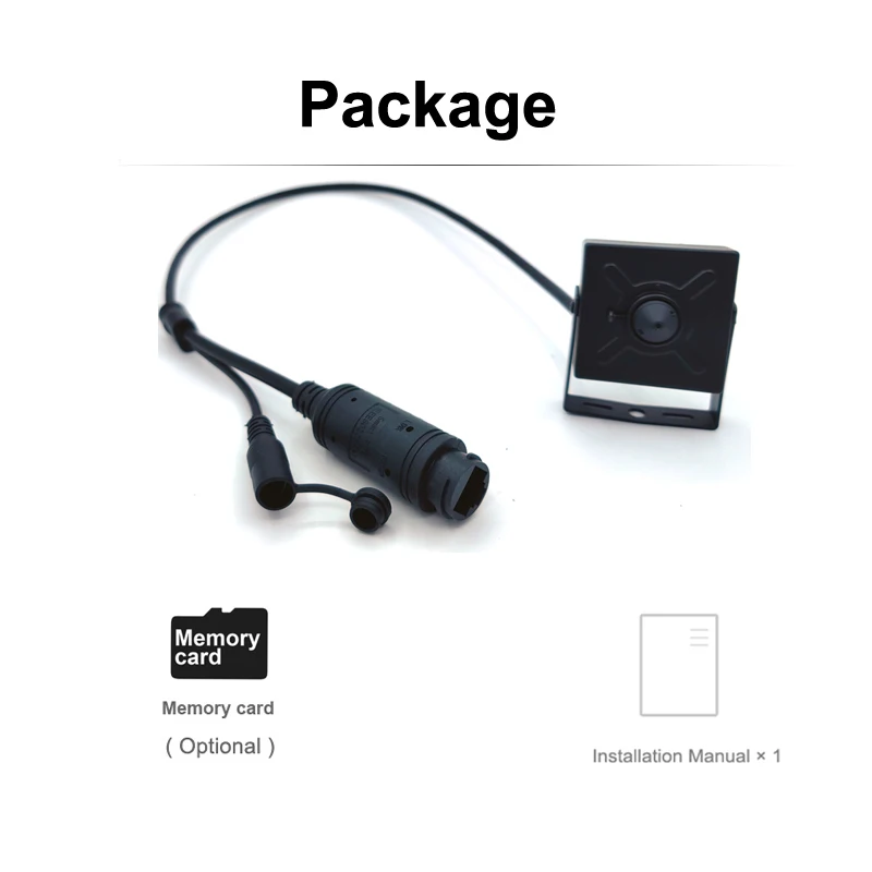 5MP 1080P POE 48V MINI IP Camera HD Cctv Security High Definition Surveillance Support Micro SD Slot Onvif Audio Home Camhipro 6