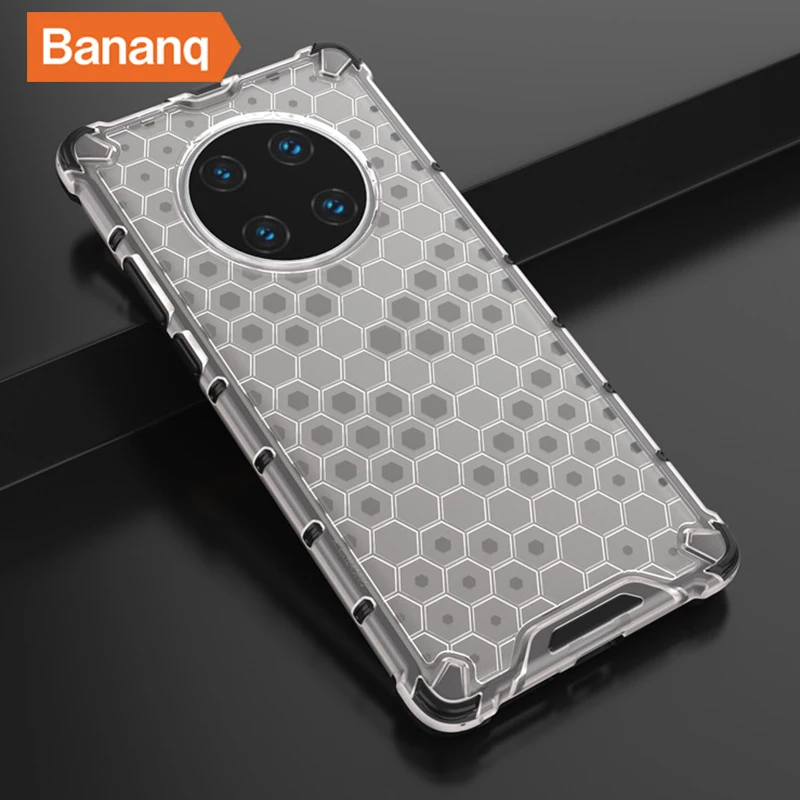 

Bananq Shockproof Case For Honor 80 70 Pro X8 5G X9 X9A Honeycomb Clear Armor Bumper Cover For Huawei Nova 10 SE Pro 4G 11i