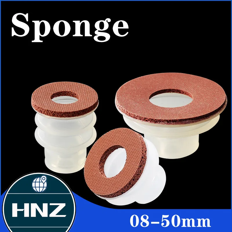 Industrial Vacuum Suction Cup – PIAB Film Bag Opening Sucker, Strong Silicone/Nitrile For Automation, 5PCS Set (F33)