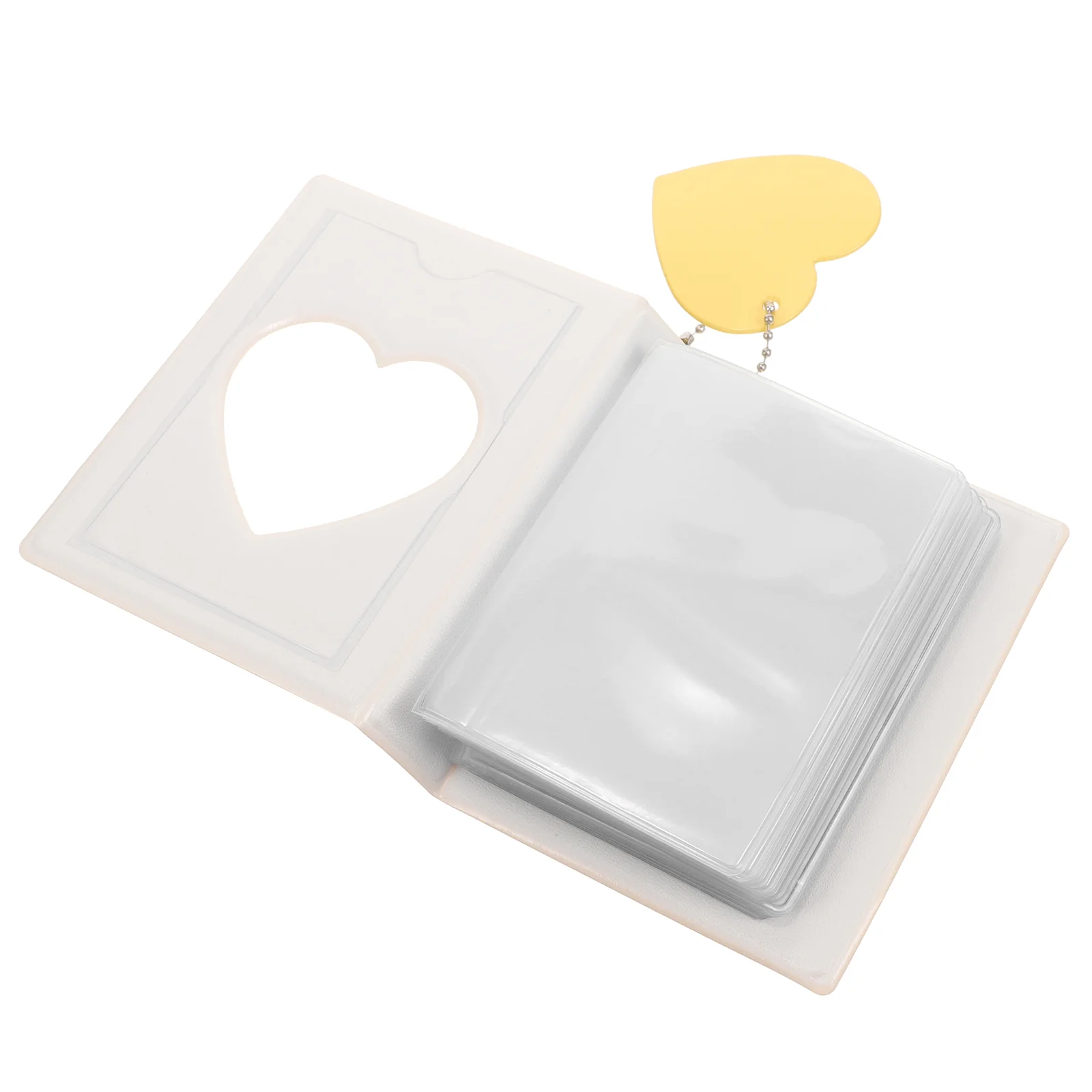 

Kpop Photocard Holder Book 4 Inch Mini Photocard Binder Kpop Album Hollow Heart Card Binder Cute Love Photo Card Holder Heart