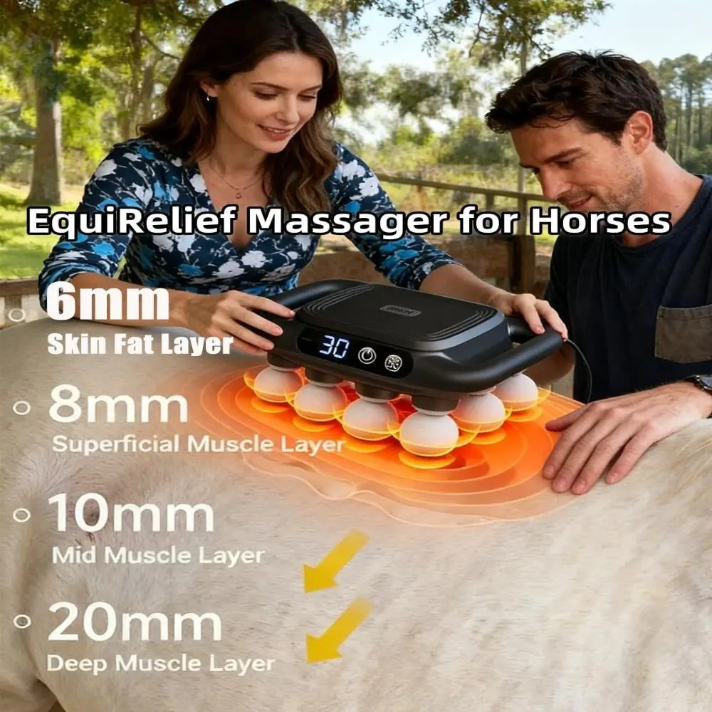 High-Frequency Vibration 8-Head Massager Fast Recovery Multifunctional Usage Waist Massager Ultra-Quiet Operation Durable