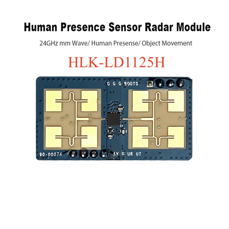 24GHz HLK-LD2410/2410B/2410C/LD2450/LD2411S FMCW Human Presence Sensing Radar Module Millimeter Wave Motion Sensor 5pin Cable CE
