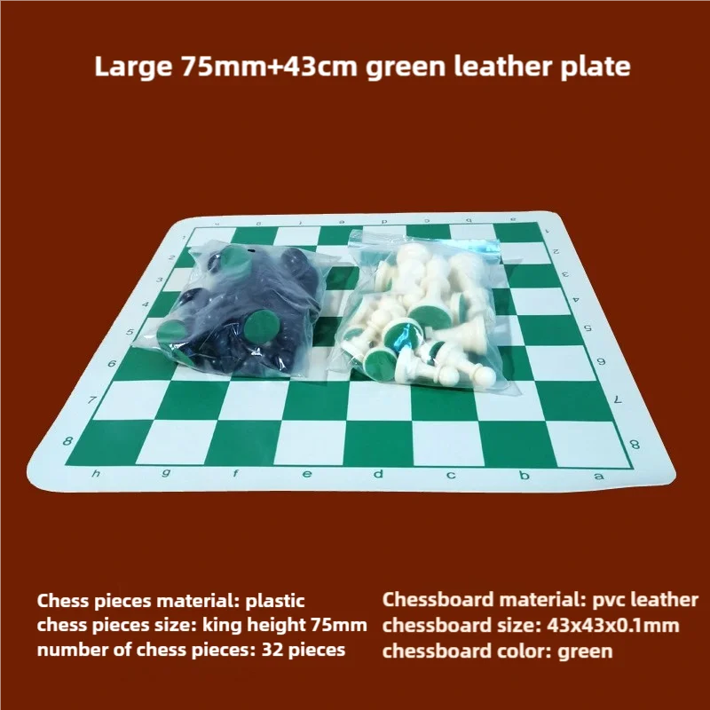 66/75/97mm Chess Pieces Children Adult Chess Intellectual Toys Resin Foldable PVC Board Character Championship Game Toys