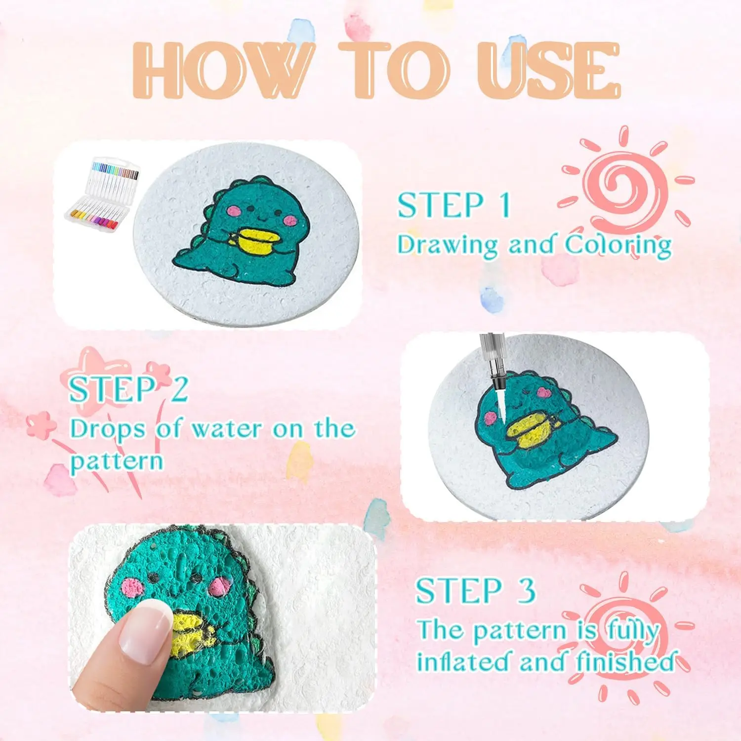 3D Magic Puffy Painting Paper 5