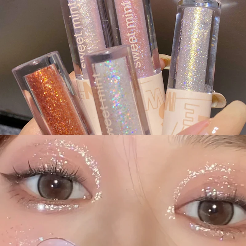 

Liquid Eyeshadow Brighten Lying Silkworm Makeup Highlight Waterproof Diamond Shiny Lasting Monochrome Glitter Eyeliner Cosmetics