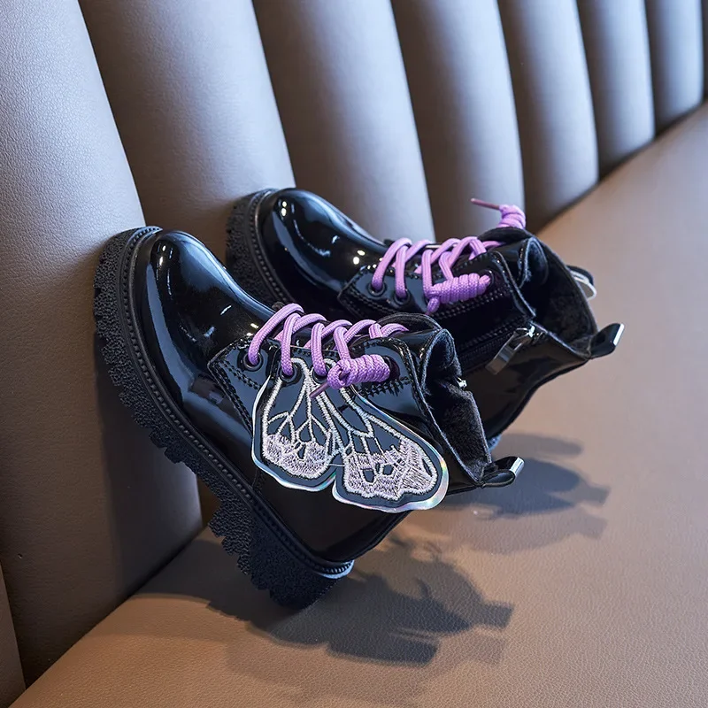 Girls Winter Short Boots Soft Anti Slip Casual Shoes