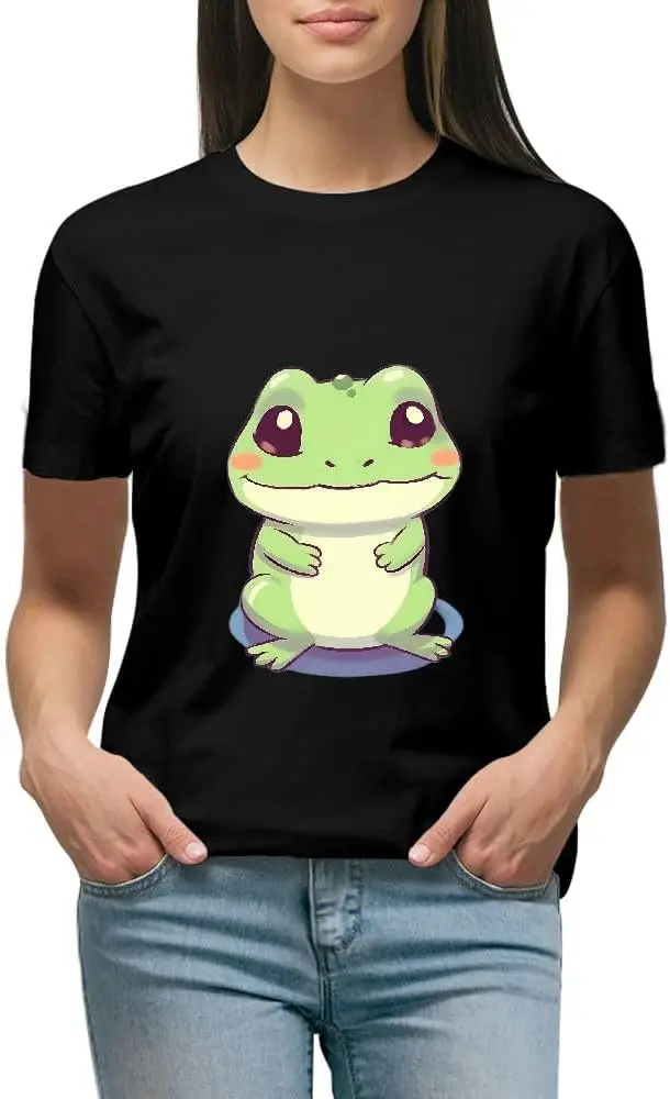 

Женская футболка с круглым вырезом, с коротким рукавом