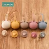 2PCS Cute Panda Shape Baby Silicone Nipple Holder Container Box Keep Pacifier Case And Accessories Storage Box Teat Attachment 1