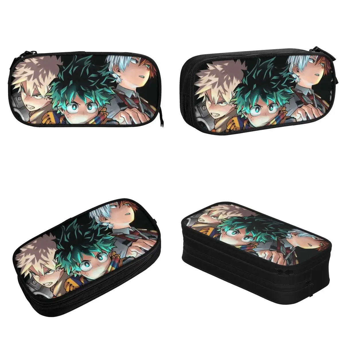 Boku No My Hero Academia Pencil Cases Pen Holder Bag Student Large Storage School Gift