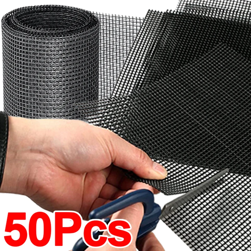 50/100Pc Flower Pot Hole Mesh Pad Bonsai Pot Bottom Grid Mat Bottom Mat Prevent Soil Loss Breathable Drainage Bottom Mat 10x10cm