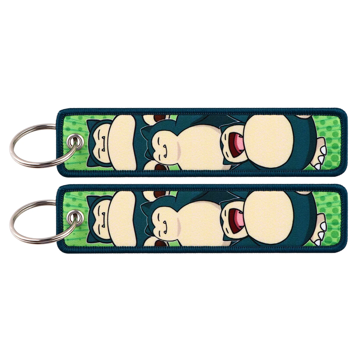 Charming Anime Cute Cartoon Embroidered Keychain | Stylish Key Holder & Accessory Gift