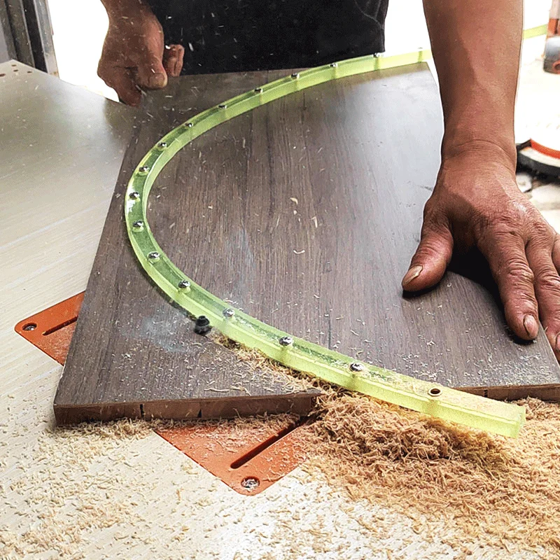

Woodworking Profiling Strip Flexible High Resilience Curve Template Complex Shape Woodworking Tool for Carpentry Metal Working