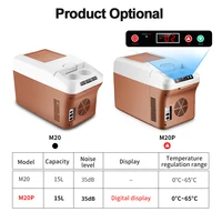 Refroidisseur électrique Portable 220V 12V 24V, pour voiture, Mini réfrigérateur, boîte à glace fraîche, congélateur pour Camping, maison, camion, véhicule de plage 2