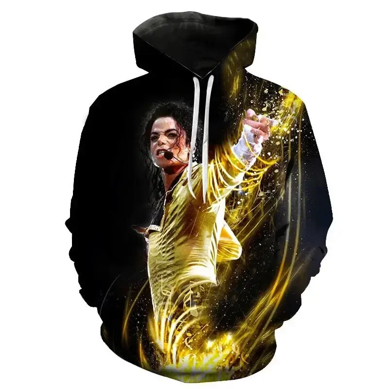 thumbnail image 1 of Nueva sudadera con capucha de otoño para hombre, con estampado 3D de Michael Jackson, superestrella mundial, tendencia urbana de hip hop, ropa para hombre de gran tamaño, 1 of 5