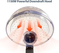 Hooded Conditioning Hair Dryer  with Stand, 60-Minute Timer, Temperature Adjustable, Angle & Height Adjustable 2
