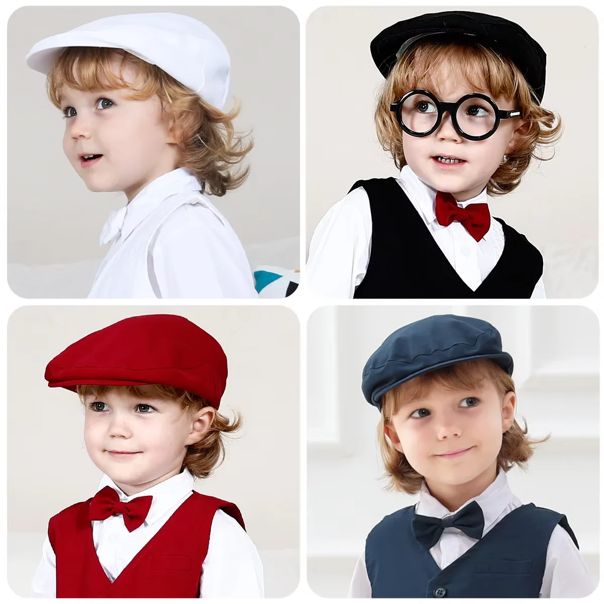 Ppsnabha Snapdeal Child Dress Vintage Newborn Driver Cap Baptism - Main Image