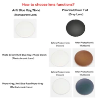 ZENOTTIC Fashion Rectangle Rimless Prescription Glasses High-quality Anti Blue Light/Photochromic Optical Eyeglasses for Men - Image 4