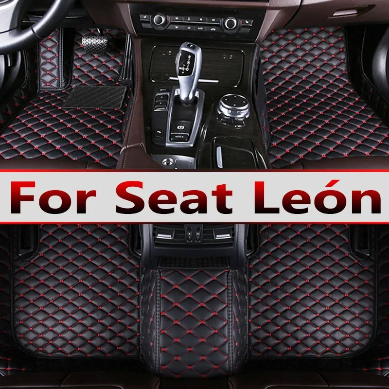

Автомобильный напольный коврик для сиденья Leon 5F 2013 ~ 2019, водонепроницаемый автомобильный коврик, набор автомобильных ковриков, автомобильные аксессуары