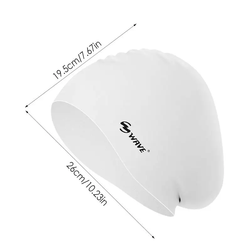 Silicone Swimming Caps Men Women Waterproof Swim Cap with Ear Protect Diving Bathing Hats for Long Short Hair Pool Supplies 6