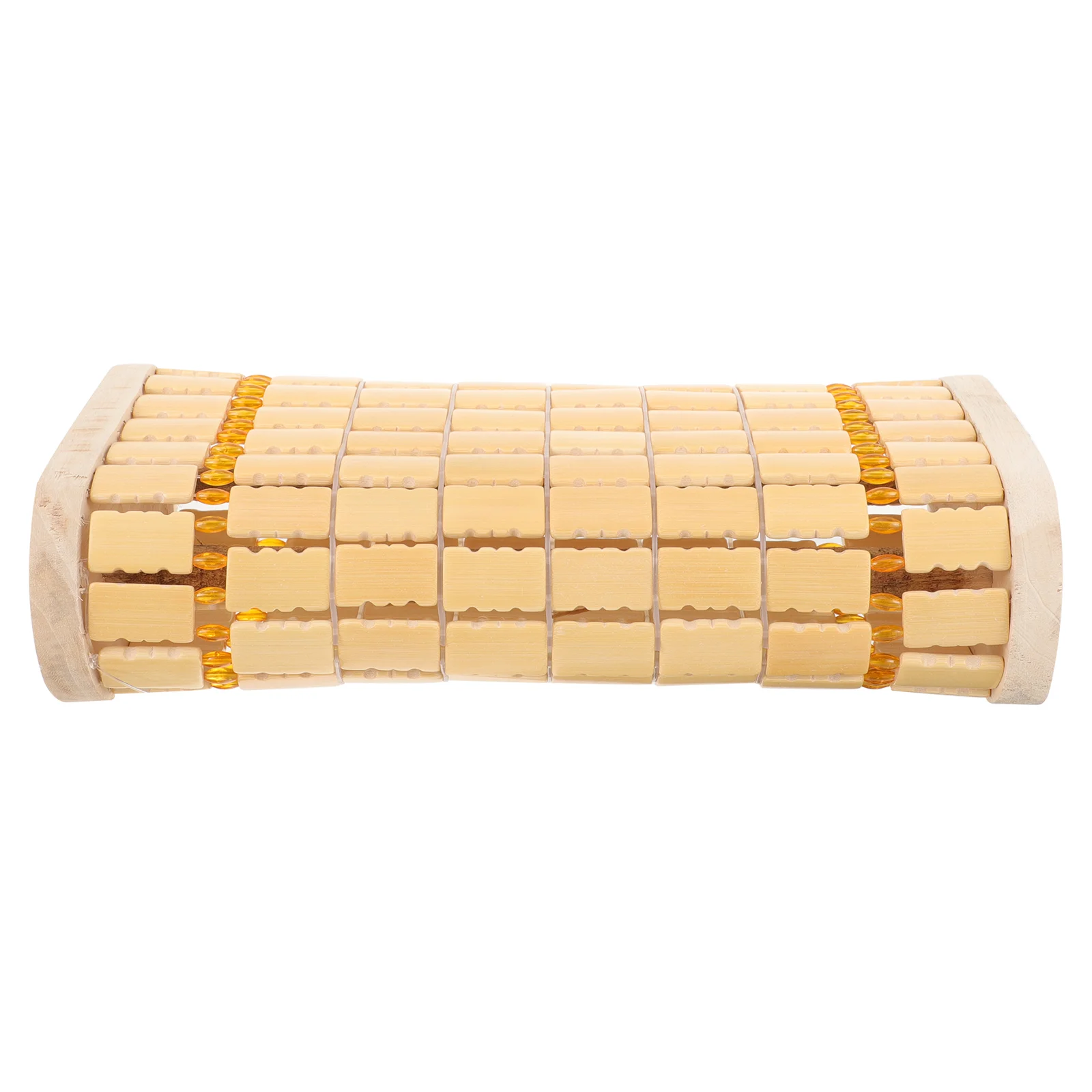 

Bamboo Pillow Well Sleep Home Supplies Mat Decor Pillows for Elderly Sauna Accessories Solid Wood Seniors Hollow