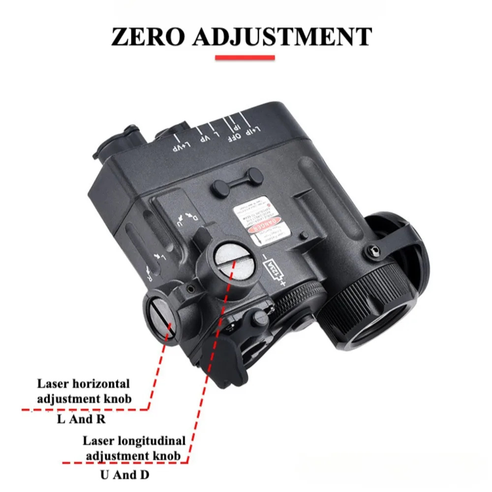 Nylon DBAL-D2 Full Function Red Green IR Laser Light Tactical LED