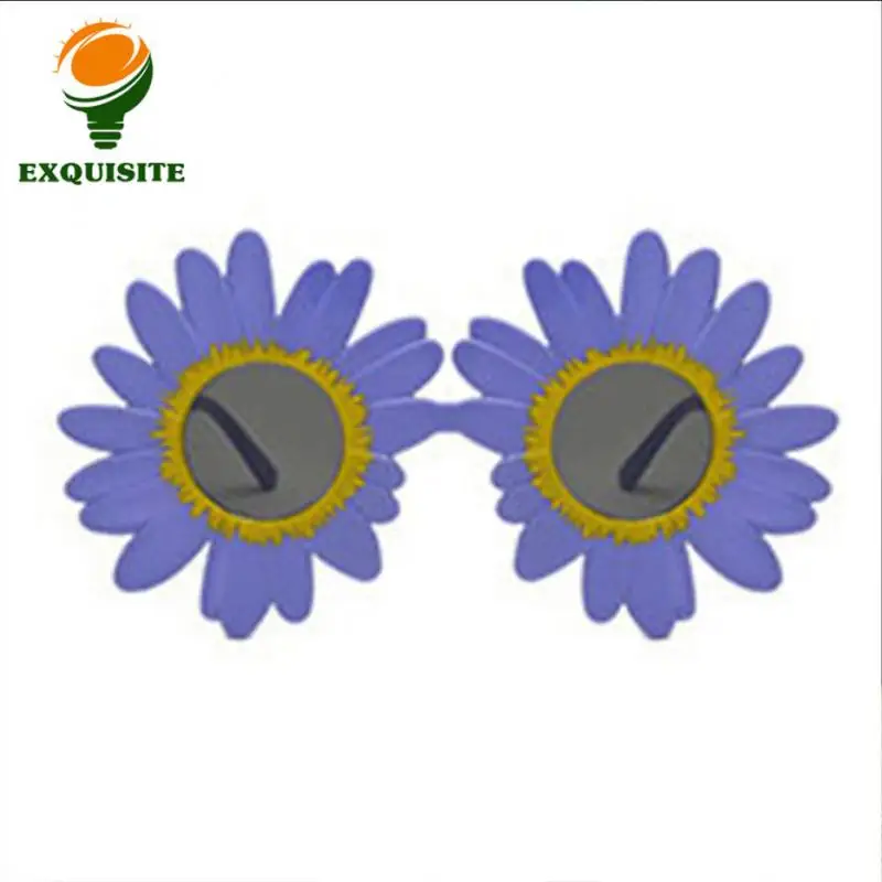 

Яркие стильные солнцезащитные очки в форме цветка, модный аксессуар для фотографий, праздничные солнцезащитные очки с маргаритками, модные солнцезащитные очки, необходимые аксессуары
