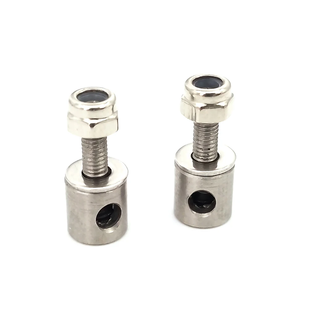 3.0-2.5mm Tie Rod End Linkage End Servo Push Rod Adjust Rod Stopper for RC Boat Airplanes Fix Wing Hydroplane 3
