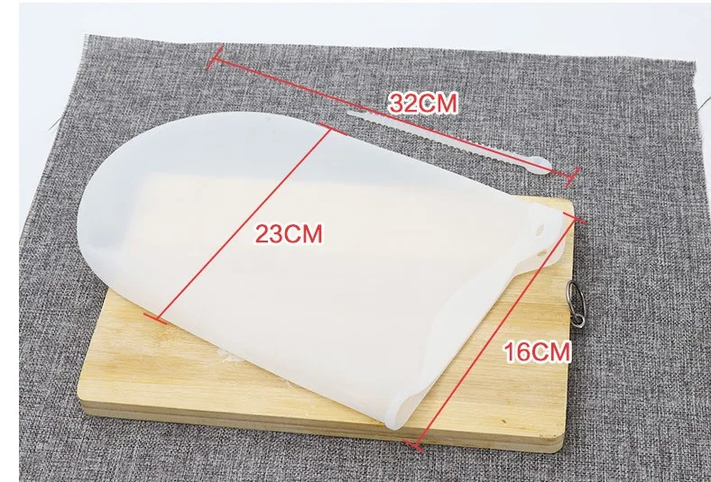 Cooking Pastry Tools Soft Silicone Preservation Kneading Dough Flour-mixing Bag Kitchen Gadget Accessories 1Set