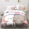 Bubu Dudu Cartoon Cute Bear Kawaii  Duvet Cover Set 3D Print Comforter Cover Bedclothes for Boy Girl Bedding Sets Bedroom Decor 3