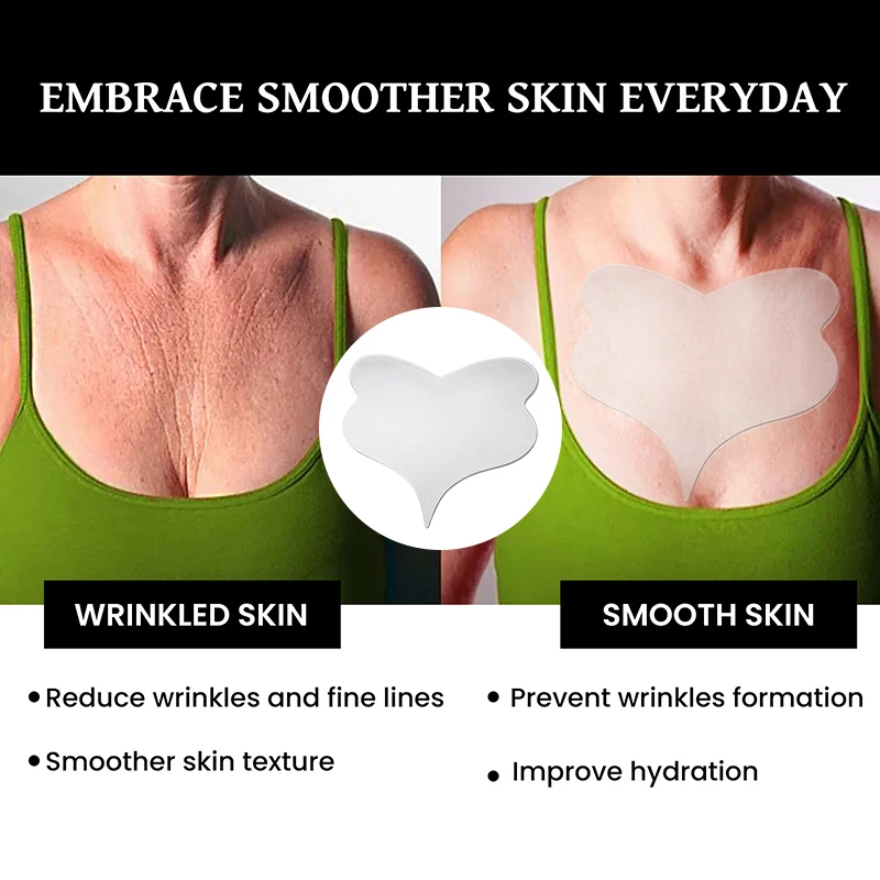 1Pcs Reusable Silicone Anti Wrinkle Patches Chest Wrinkle Removal Sticker Pad Face Lifting Mask Tapes Skin Care skin care device