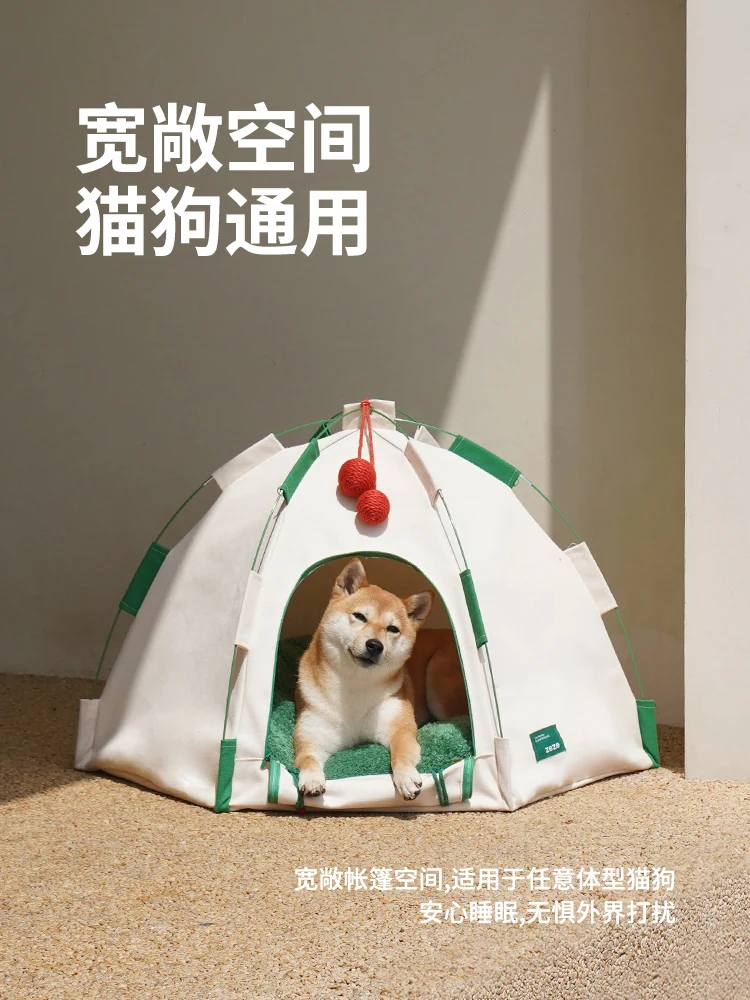 

Zeze dome cat litter tents, four seasons general semi-closed kennel to unpick and wash the cat bed of pet supplies