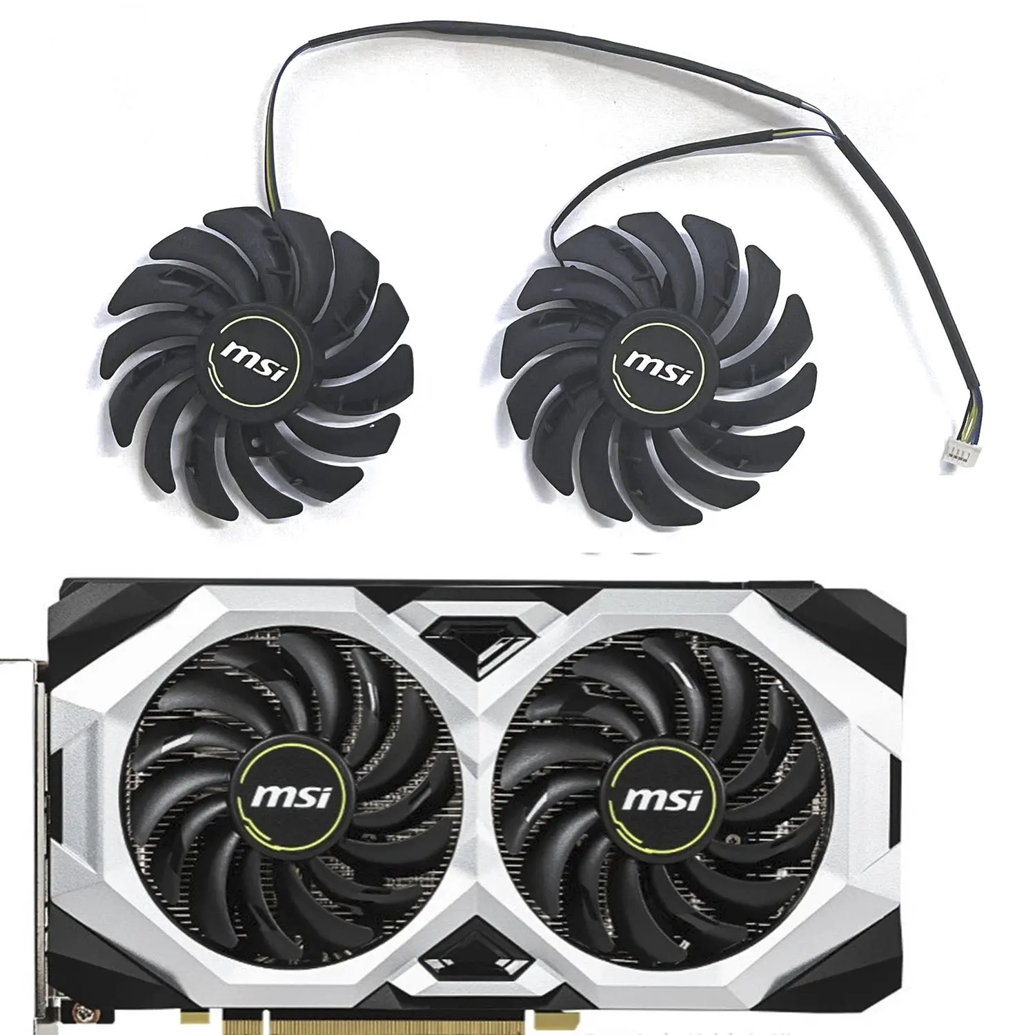 Nuova Ventola In Gpu Da 85Mm A 4Pin Muslimex Per Ventola Grafica Msi Geforce Gtx 1660 Super 1660Ti Rtx 2060 Ventus Xs Oc